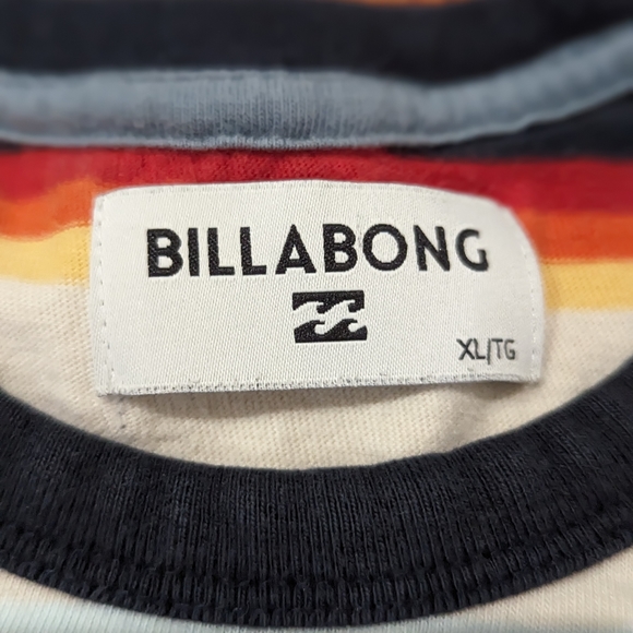 Teen/older boy XL Billabong striped T-shirt tee. Soft cotton. - Picture 3 of 3
